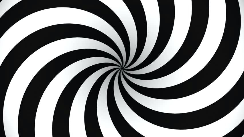 Swirl Eye Logo - Black And White Spiral Swirl Eye Logo