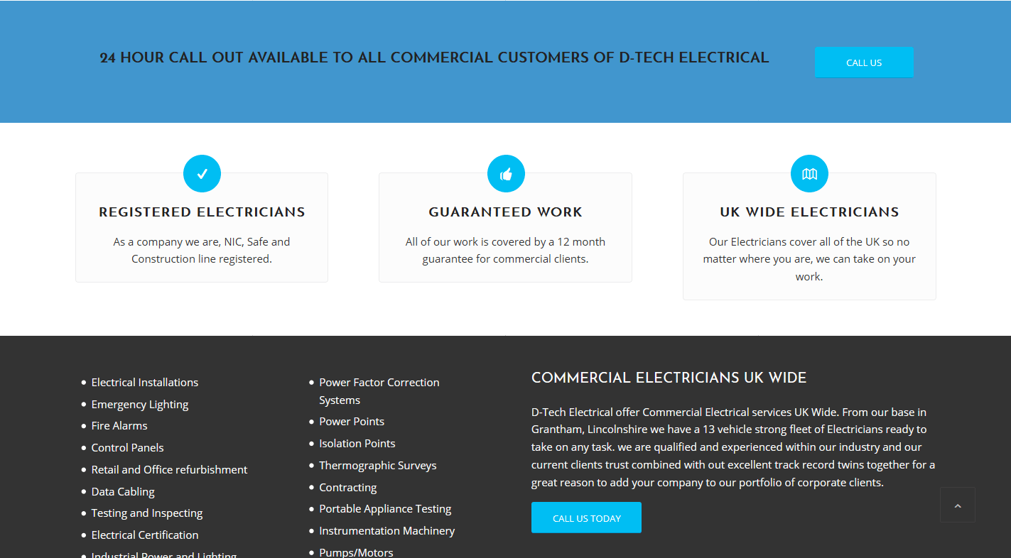 Tech Media Website Logo - D Tech Electrical