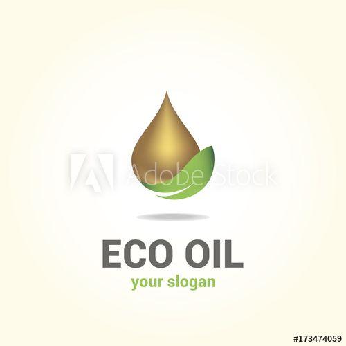 Oil Drop Logo - Vector logo template for oil company. Industrial design.Illustration ...