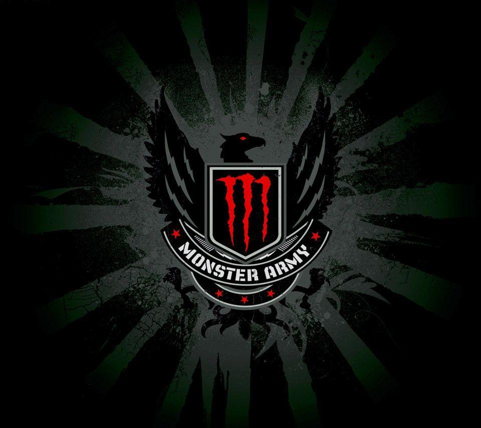 Black and Monster Energy Logo - Monster Energy Logo Wallpaper | other,monster,monster energy,monster ...
