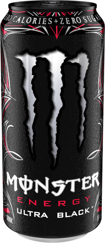Black and Monster Energy Logo - Ultra Black