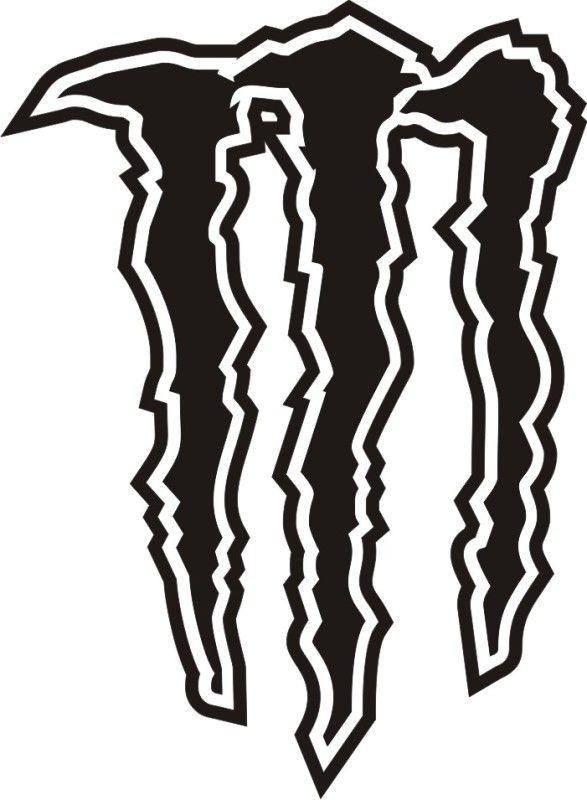 Black and Monster Energy Logo - Free Monster Logo, Download Free