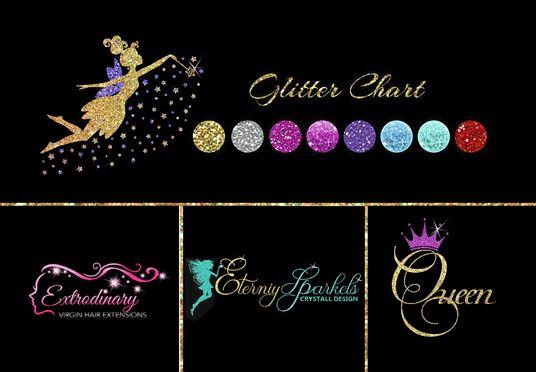 Glitter Hair Pictures of Logo - Design A Luxury Glitter Logo for £5 : Ropaly - fivesquid