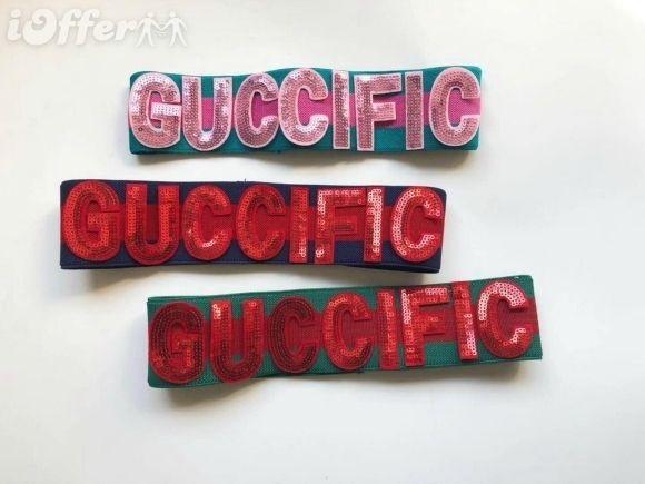 Glitter Hair Pictures of Logo - Fashion Hair Band Glitter Logo Women Headbands