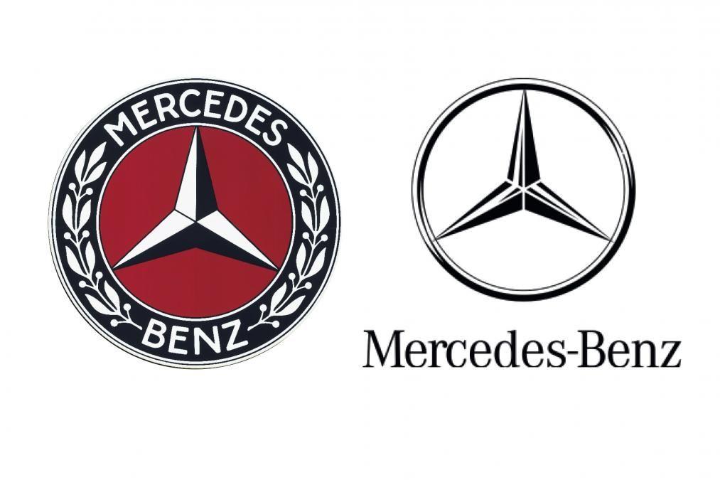 Red Three-Point Star Logo - Mercedes Benz Badge: 1926 #motorhappy Three