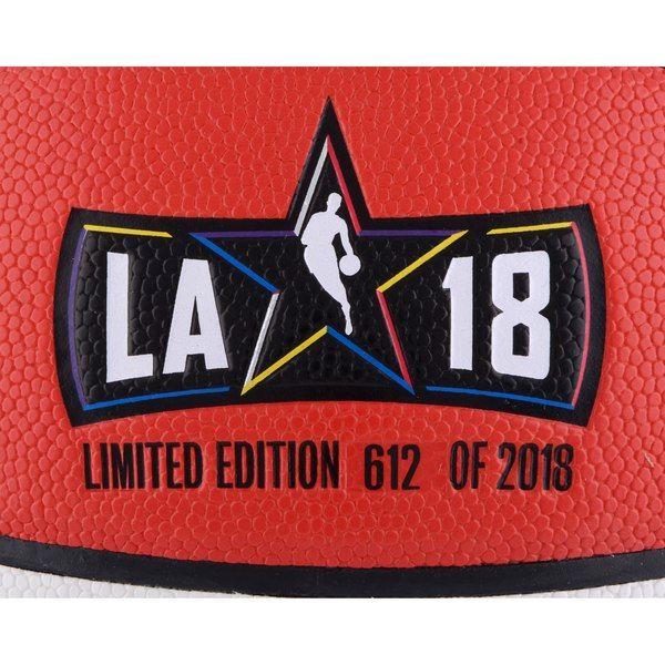 Red Three-Point Star Logo - 2018 NBA All-Star Three-Point Contest Spalding Money Basketball ...