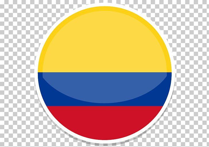 Red Yellow Blue Round Logo - Area symbol yellow circle, Colombia, round yellow, blue, and red
