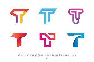 Best Letter Logo - 6 Best of Letter T Logos ~ Logo Templates ~ Creative Market