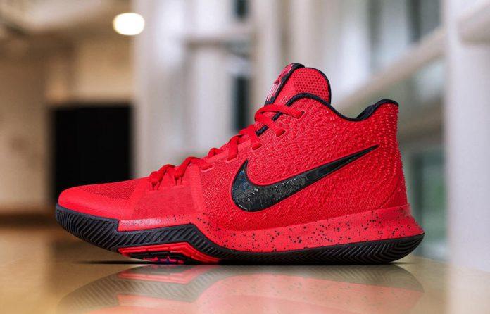 Red Three-Point Star Logo - Nike Kyrie 3 All-Star PE Three Point Contest - Sneaker Bar Detroit