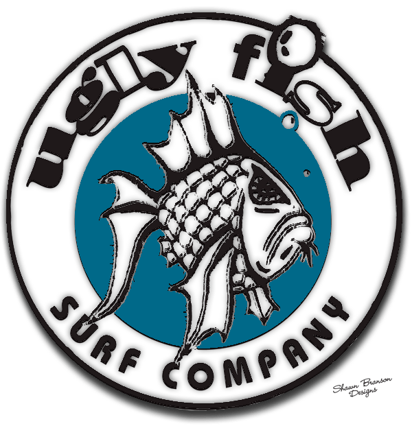 Fish Surf Logo - Ugly Fish Surf Company. Shawn Branson Designs