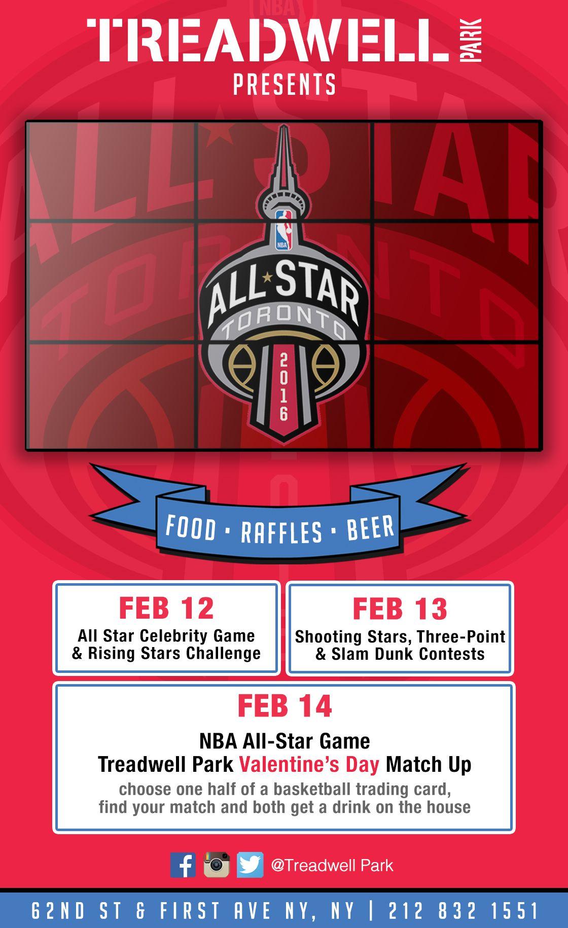Red Three-Point Star Logo - NBA All Star Game 2016 - Treadwell Park - Upper East Side, New York, NYC
