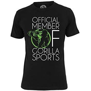 Gorilla Sports Logo - Gorilla Sports Official Member T-Shirt XXL: Amazon.co.uk: Sports ...