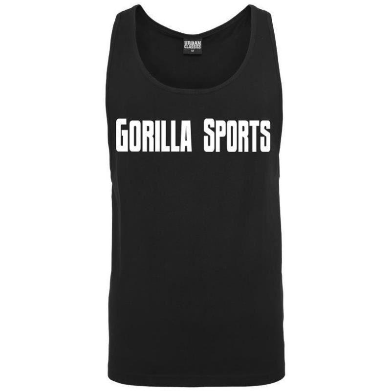 Gorilla Sports Logo - Gorilla Sports Gorilla Loose Fit Vest Black | eBay