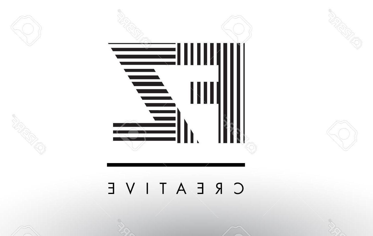 Best Letter Logo - Best Free Fz Black And White Letter Logo Design With Vertical ...