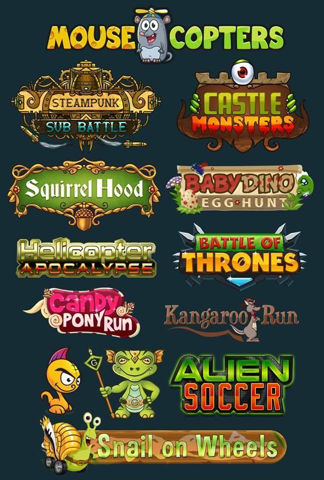 Mobile Game Logo - Mobile game logo … | Game Logos | Pinte…