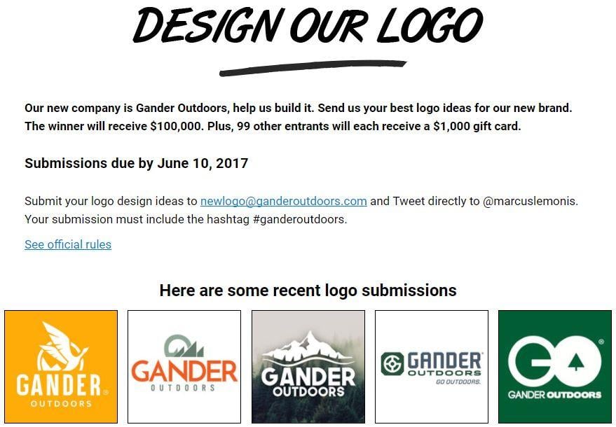 Gander Mountain Logo - Gander Mountain is now Gander Outdoors; Design The New Logo, Win ...