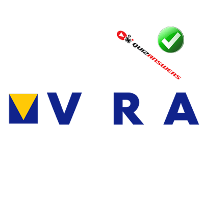 Over a Yellow Triangle Logo - Blue and yellow Logos