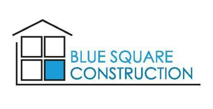 Blue Square with Line Logo - Blue Square Construction Stockport