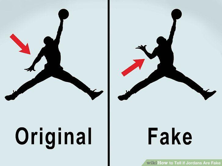 Fake Jordan Logo - The Best Ways to Tell if Jordans Are Fake - wikiHow
