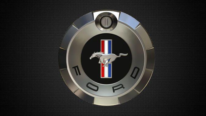 Mustang Logo - 3D model mustang logo 5 | CGTrader