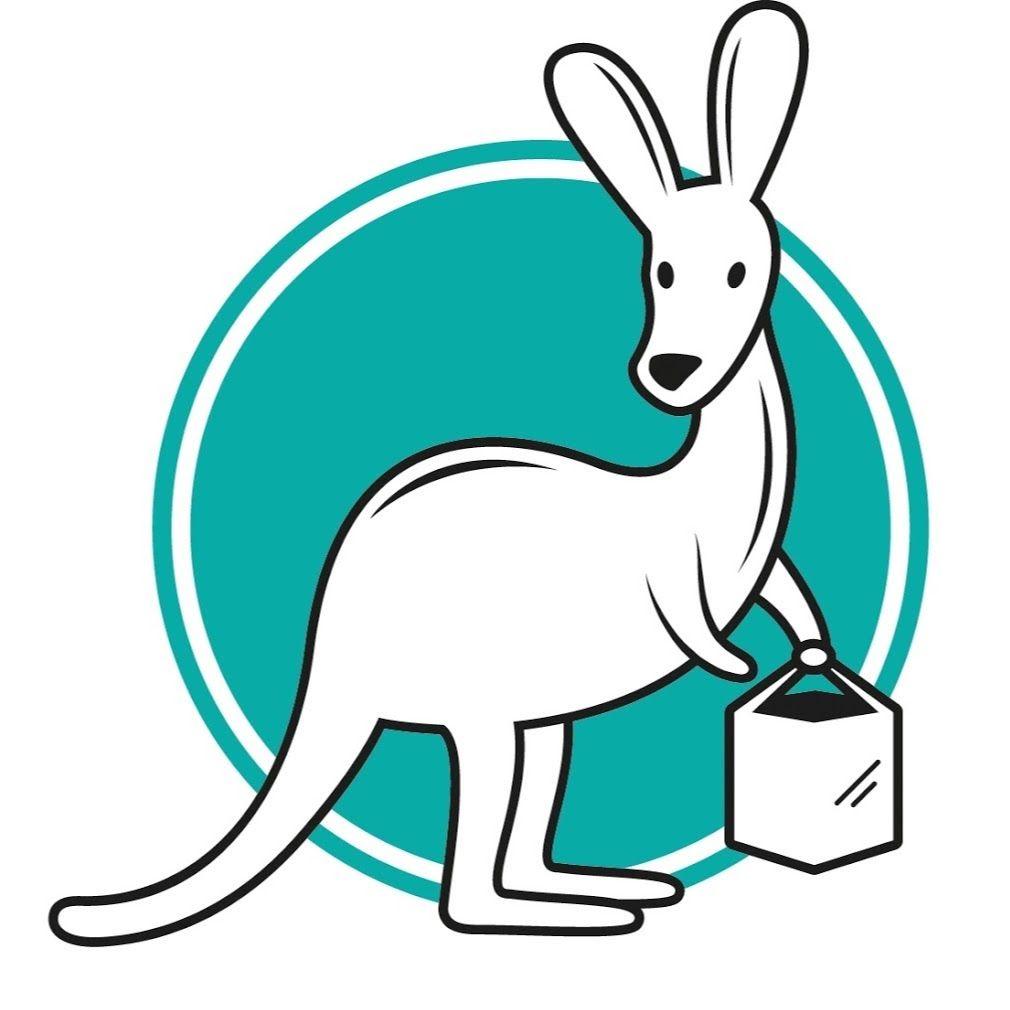 Kangaroo Bakery Logo - Day Time Delivery - Rinkoffs Bakery