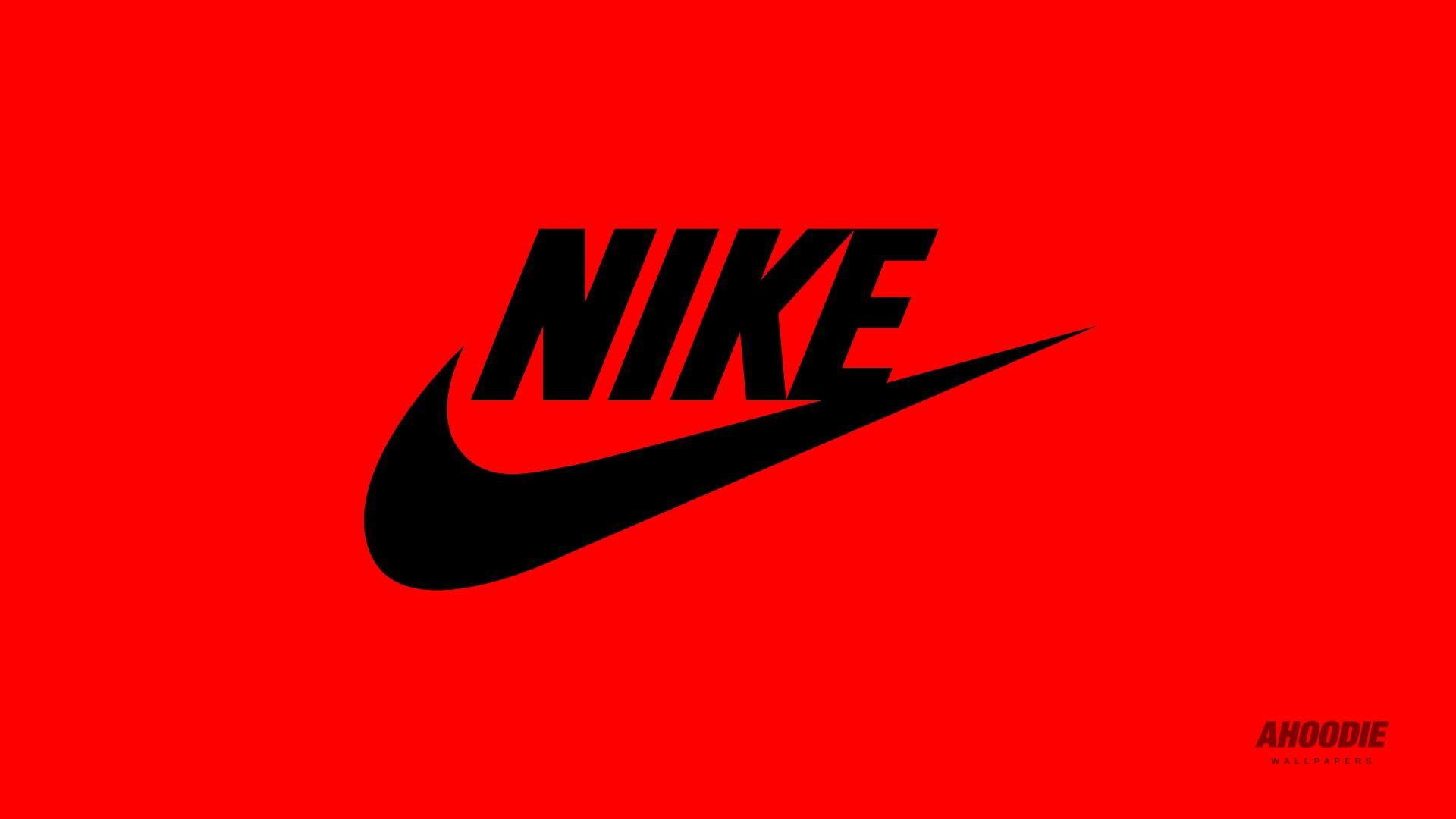 Black and Red Nike Logo - Nike Red Wallpaper