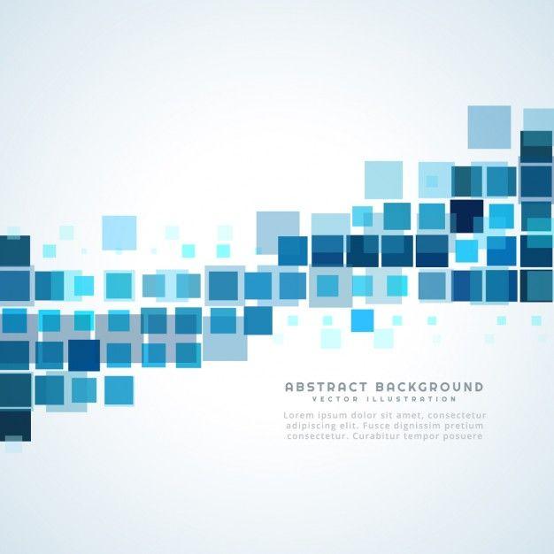 Blue Square with Line Logo - Abstract background with blue squares Vector | Free Download