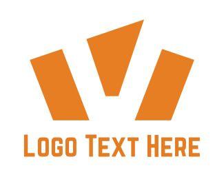 Orange Block Logo - Block Logo Maker