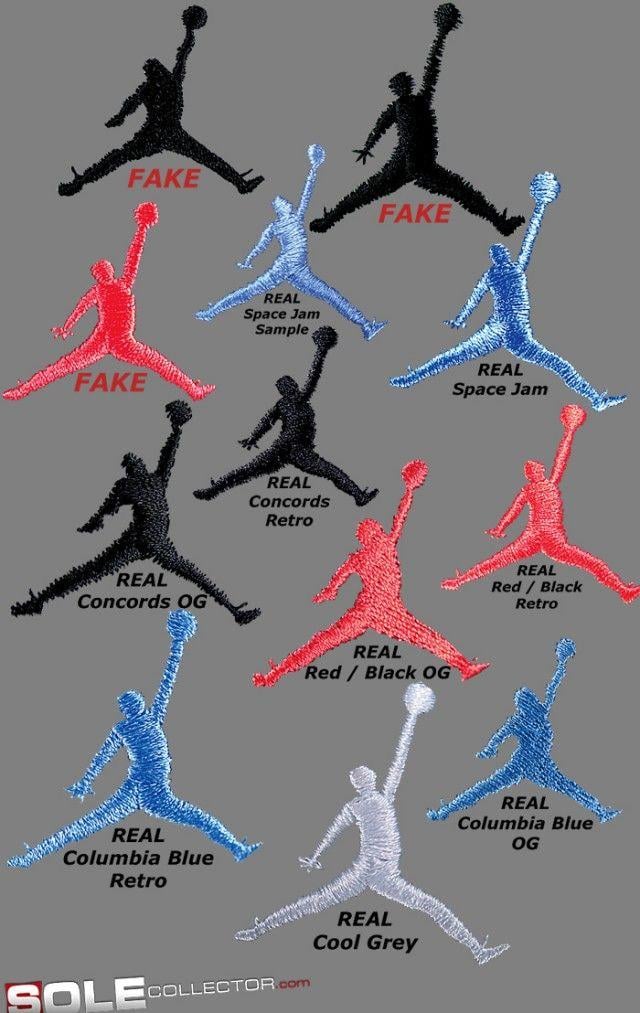 Jordan Real vs Fake Jordan Logo - How to Spot Fake Jordans | Legit Check Your Jordans | 8&9 Clothing Co.