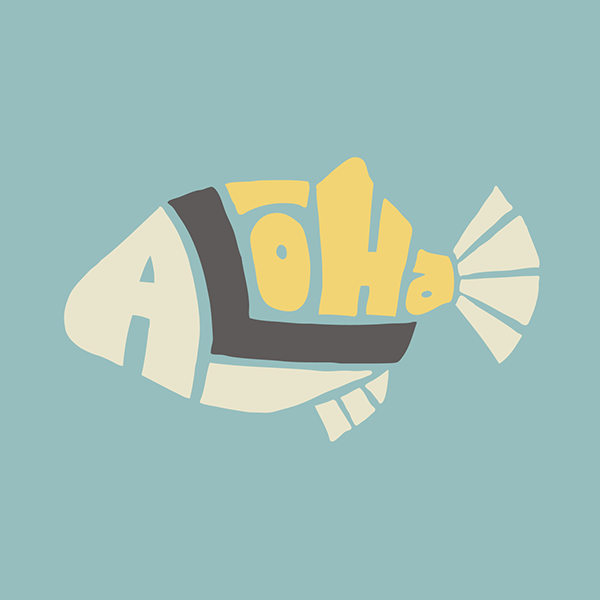 Fish Surf Logo - Aloha Fish Logo on Behance | Logo | Pinterest | Fish logo, Logos and ...