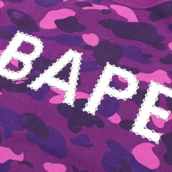 Purple BAPE Logo - stay246: A BATHING APE (APE beishingu a) rhinestone BAPE logos all