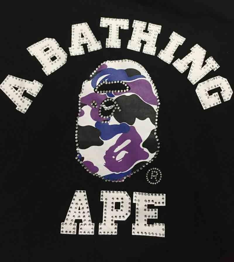 Purple BAPE Logo - purple bape shirt sale > OFF52% Discounts