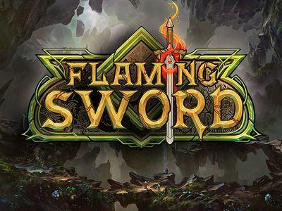 Mobile Game Logo - Flaming Sword Game Logo Design by STUDIO PUNCHEV LLC | Dribbble ...