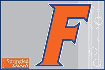 Orange Block Logo - Amazon.com: Florida Gators ORANGE BLOCK F Logo 4