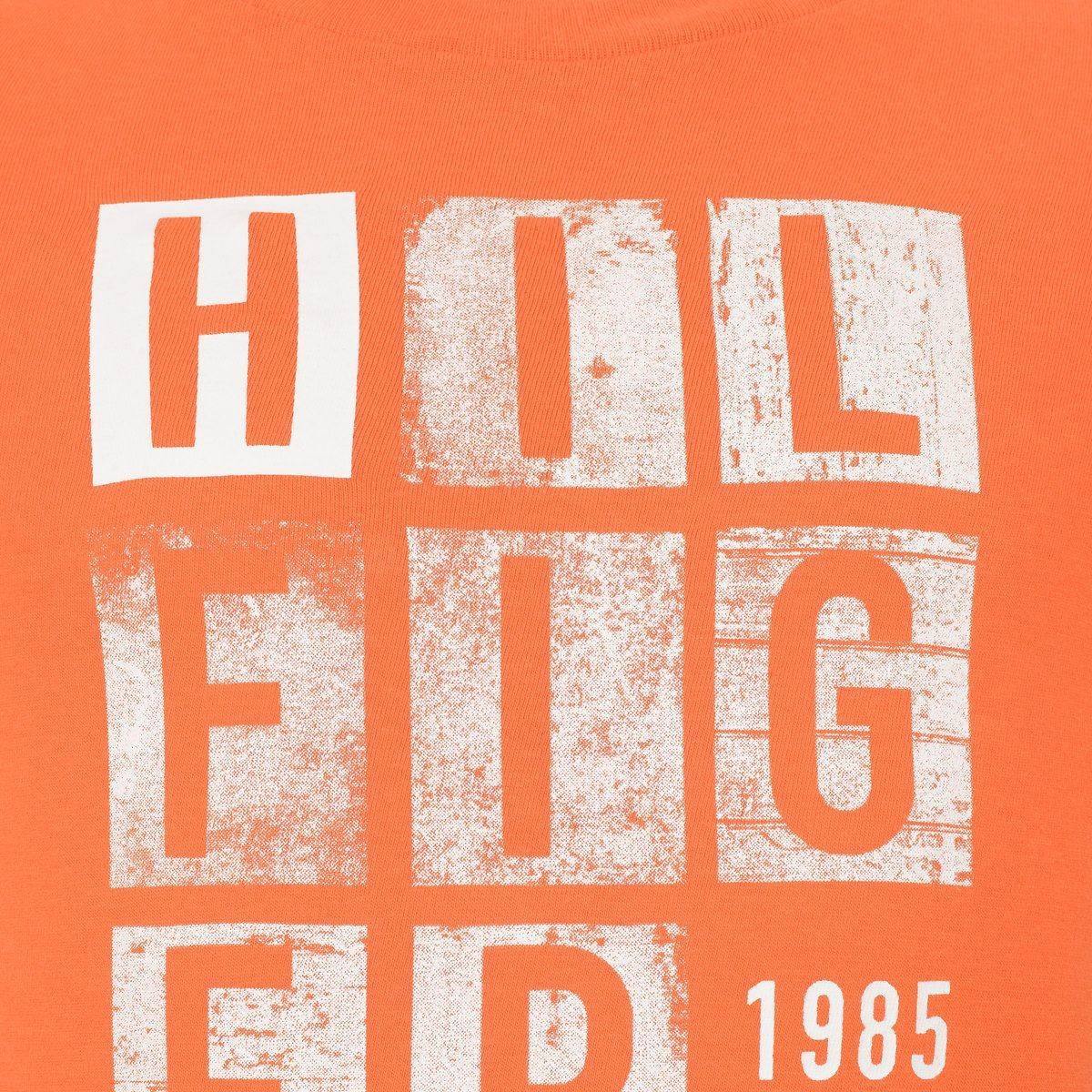 Orange Block Logo - Tommy Hilfiger Boys Orange Block Logo Top