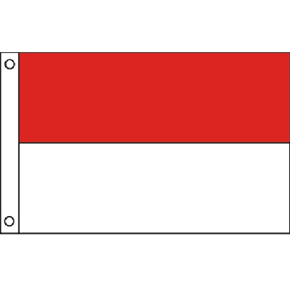 Red White Flag Logo - Double Stripe Flag: Red/ White