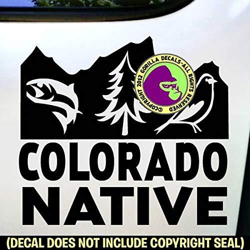 Native B Logo - COLORADO STATE NATIVE Decal Sticker B: Handmade