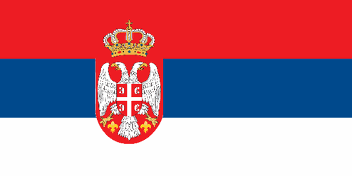 Red White Flag Logo - Serbia Flag description - Government
