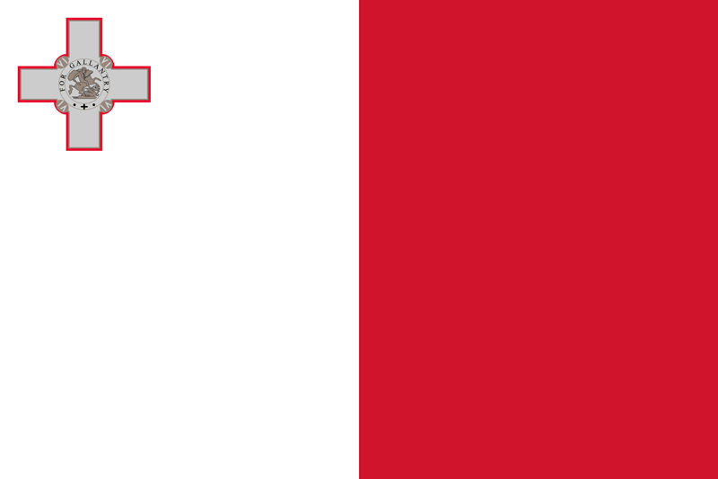 Red White Flag Logo - Flag of Malta image and meaning Maltese flag - country flags