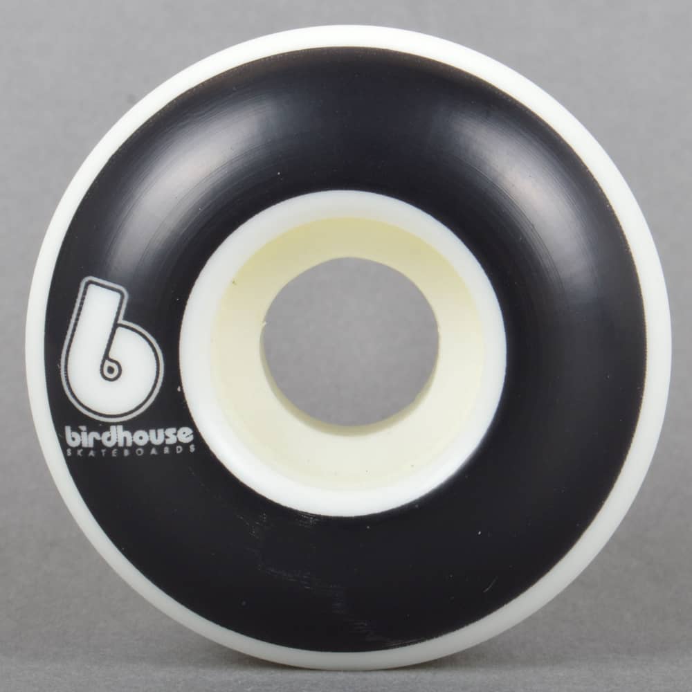 In a Circle with a Black B Logo - Birdhouse B Logo Black Skateboard Wheels 52mm - SKATEBOARDS from ...