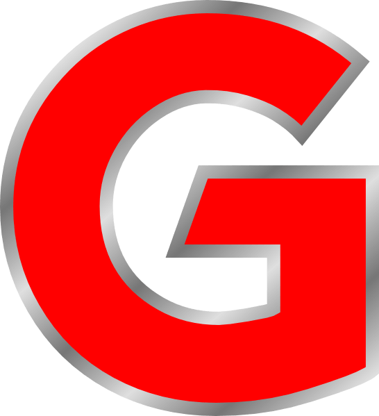 Red G Logo - Uppercase G Clip Art clip art online