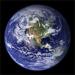 White and Blue Earth Logo - NASA - The Big Blue Marble Storybook