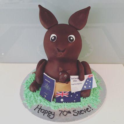 Kangaroo Bakery Logo - Kangaroo Birthday Cake | Etoile Bakery