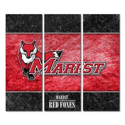 Marist Red Foxes Logo - Marist College Red Foxes Canvas Art | Victory Tailgate