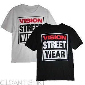 Gildan Logo - Vision Street Wear Mens Classic Big Logo Tee Gildan T-Shirt. | eBay