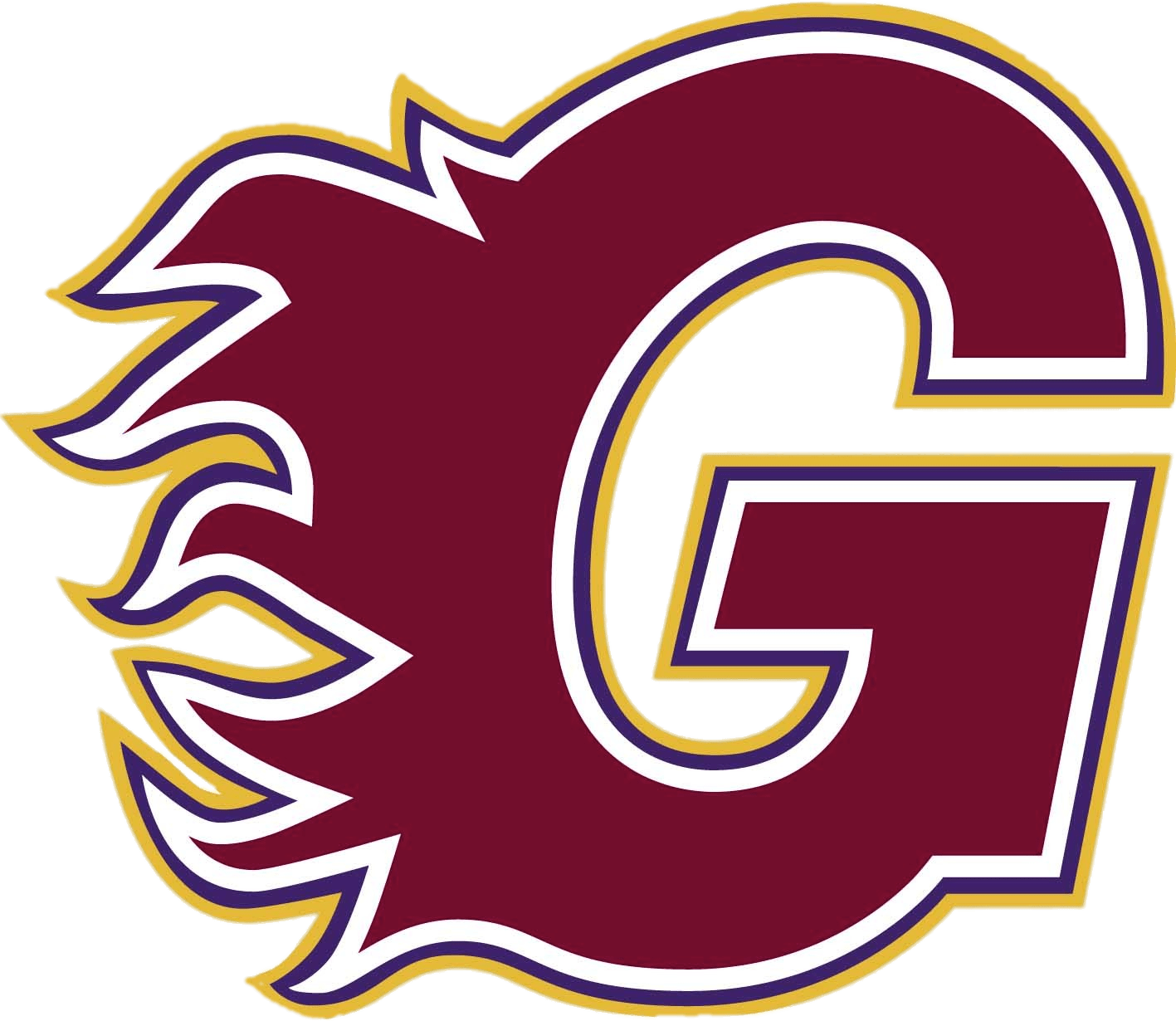 Red G Logo - Guildford Flames G Logo transparent PNG - StickPNG