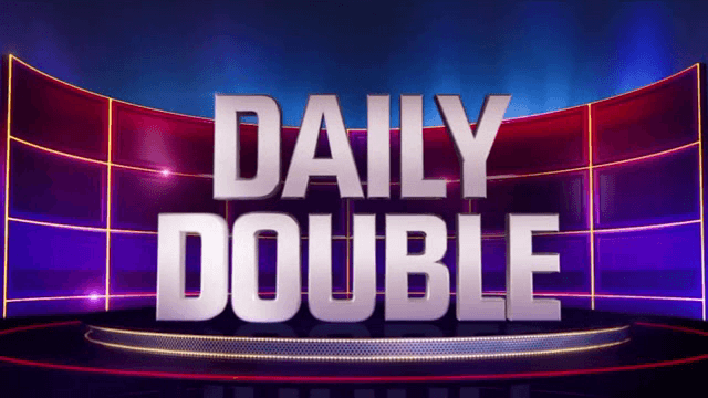 Daily Double Logo - Jeopardy! Game Show - Fonts In Use