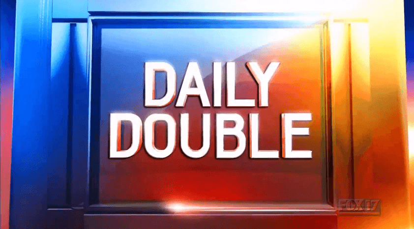 Double Jeopardy Logo - Jeopardy! S31 Daily Double Logo.png. Jeopardy! History