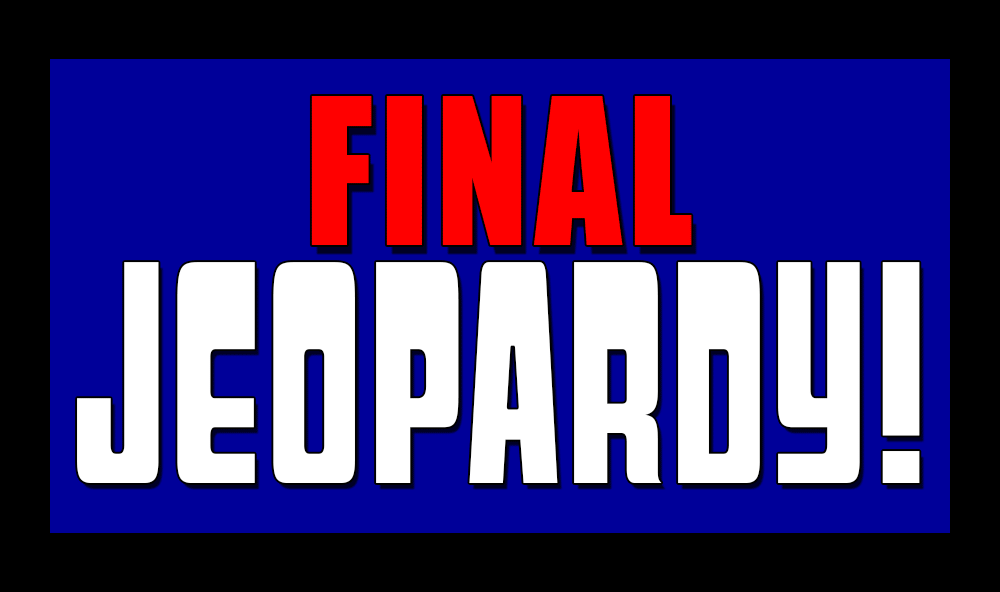 Double Jeopardy Logo - Final Jeopardy Round - Album on Imgur