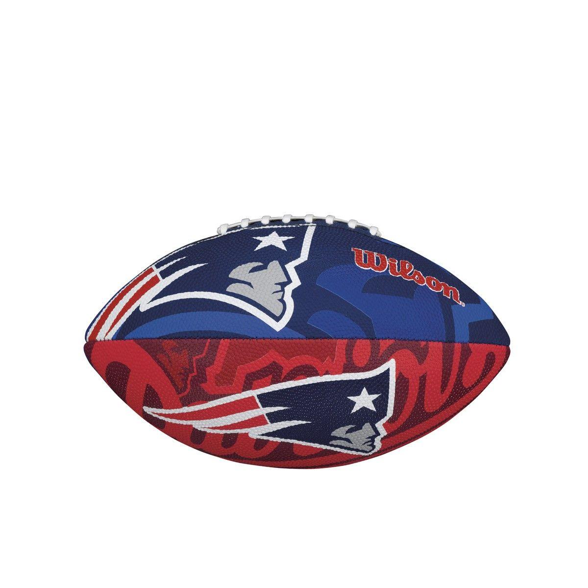 Patriots Football Logo - NFL TEAM LOGO JUNIOR SIZE FOOTBALL ENGLAND PATRIOTS. Wilson